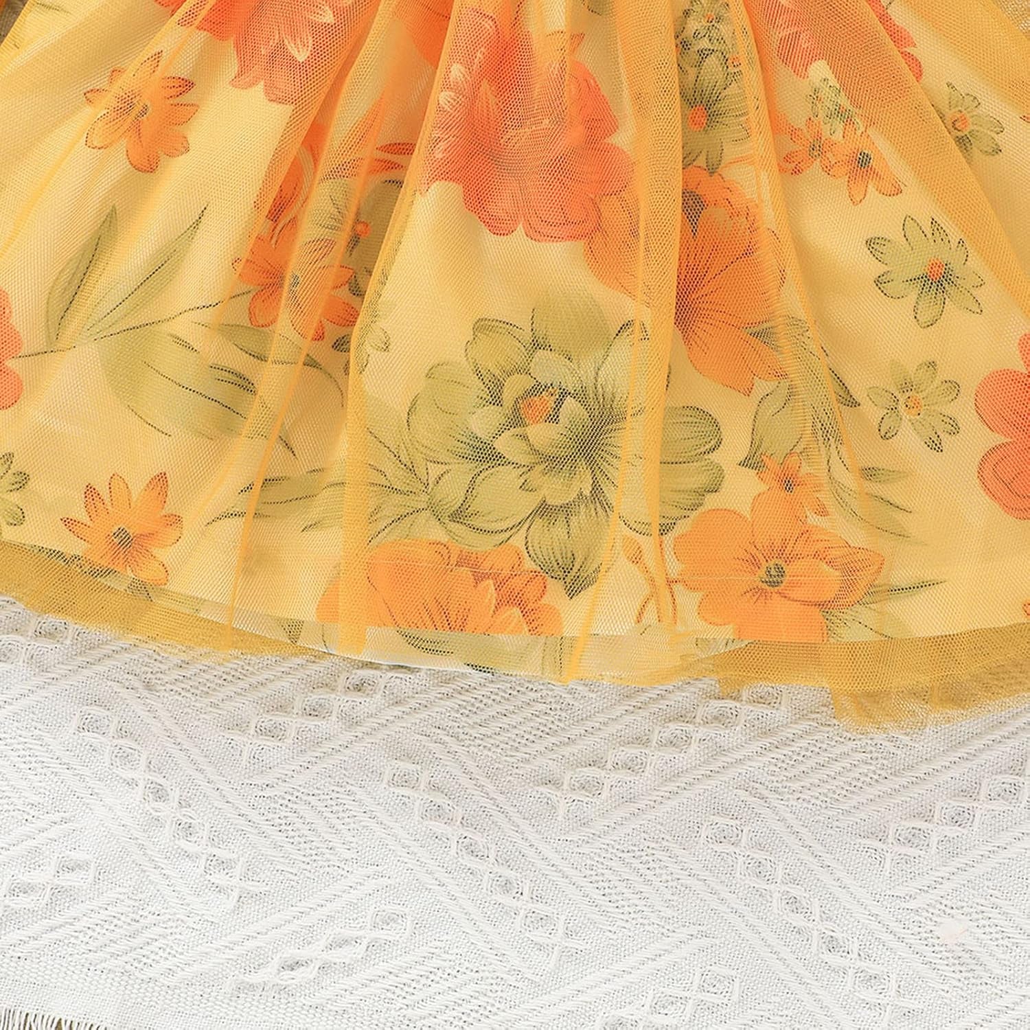 Baby Girl Dresses Ruffle Long Sleeve Bow Tops Splicing Floral Princess Tutu Skirts Toddler Girls Clothes Cute Fall Outfits R1
