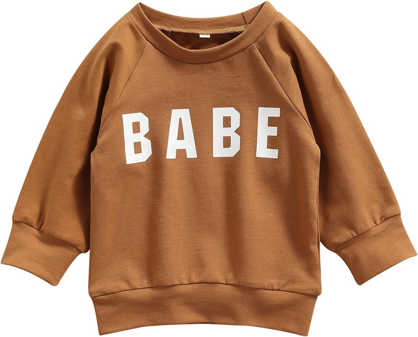 Autumn Baby Boys Girls Clothes Baby Sweatshirt Tops Infant Toddler Letter Print Pullover Casual Tops 0-3Y